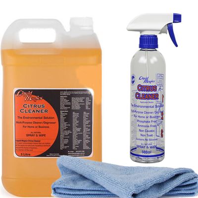 Liquid Magics Citrus Cleaner Concentrate - 5 Litre KIT