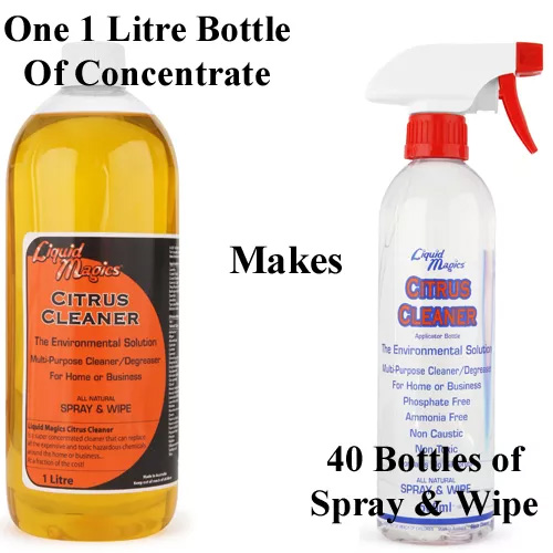 Liquid Magics Citrus Cleaner Concentrate - 1 Litre